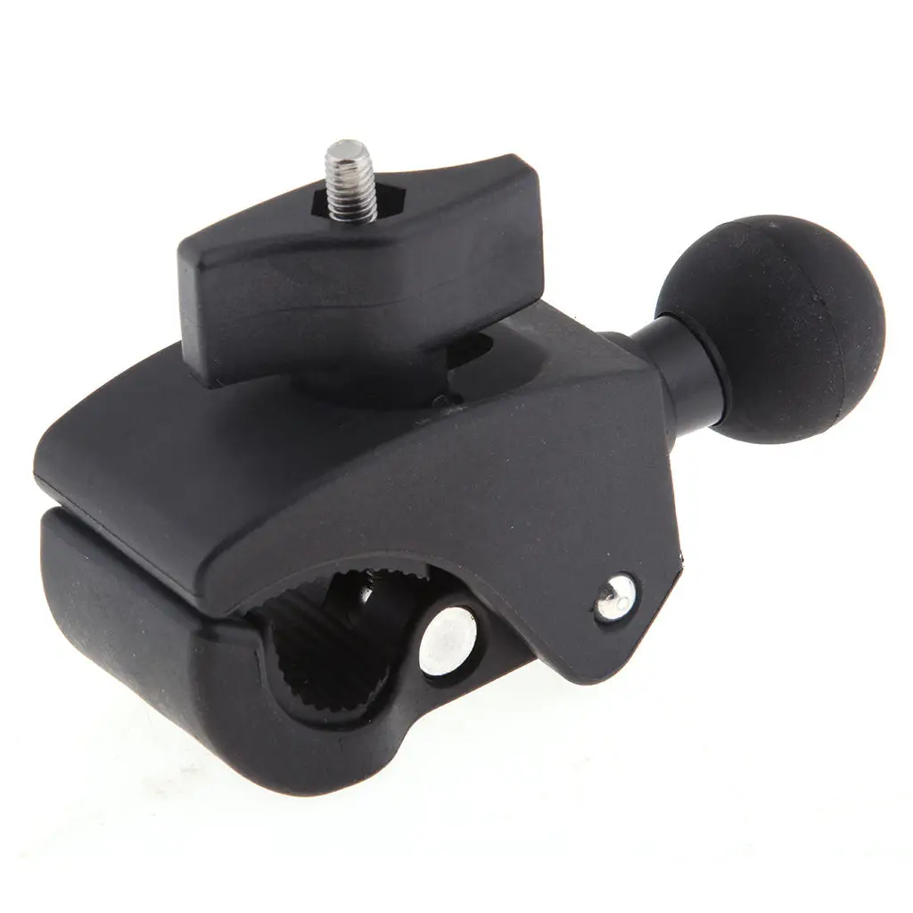 1`` Motorbike Ball Adapter Clamp Handlebar Mount 16-38mm Socket Phone Holder Universal for Camera GPS Cell Phones