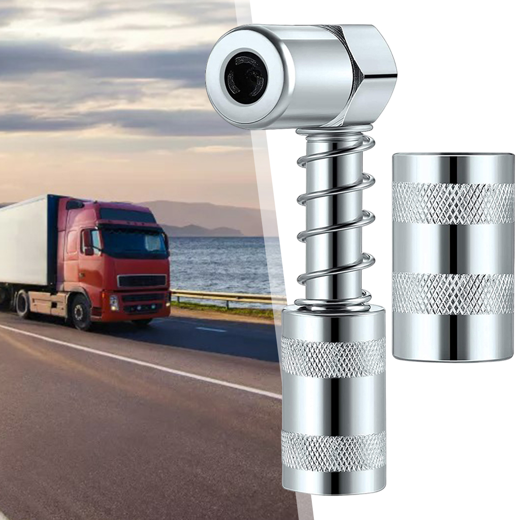 Digger 90 Degree Grease Coupler Grease Fitting Tool Durable and Sturdy, Suitable for Auto, Farm, Truck or Industrial Use