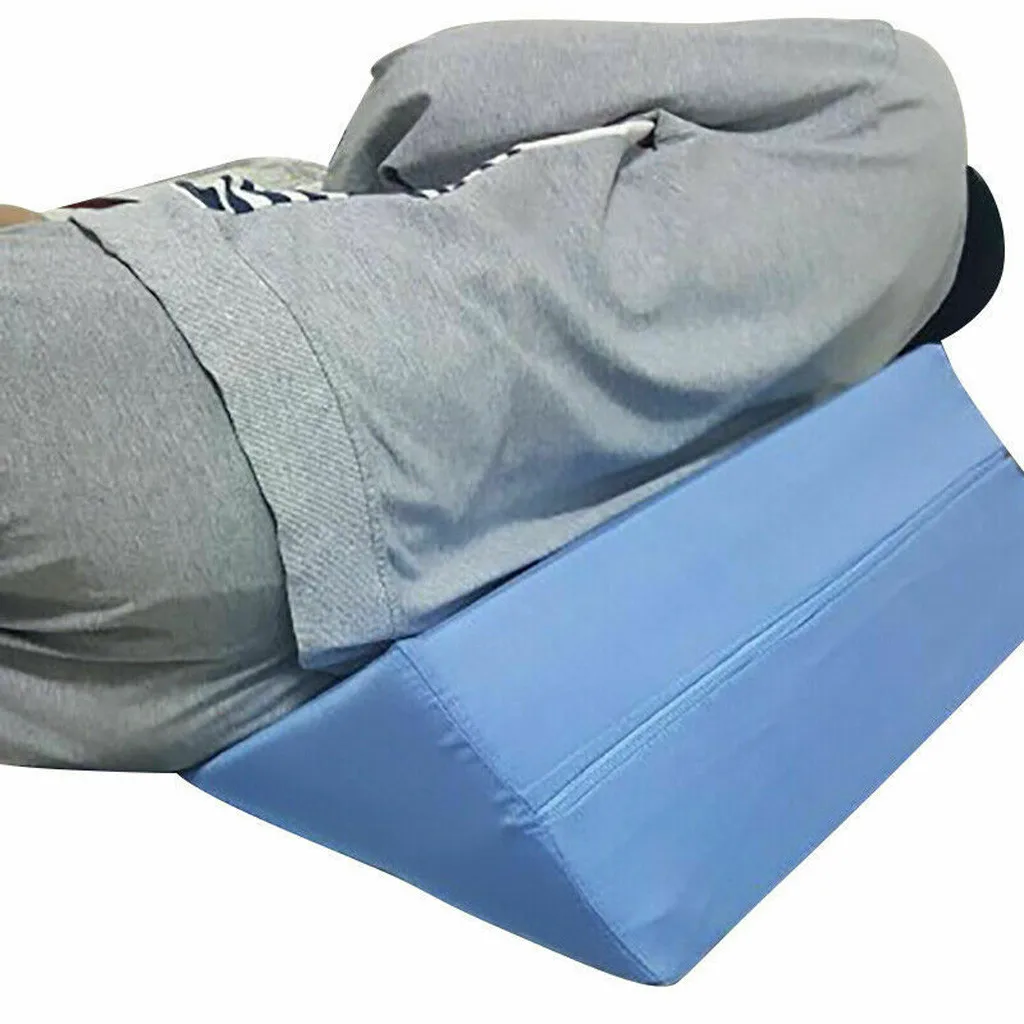 New Orthopedic Acid Reflux Bed Wedge Pillow Sponge Cotton Back Leg Elevation Cushion Pad Bedding Zipper Pillow Large Size