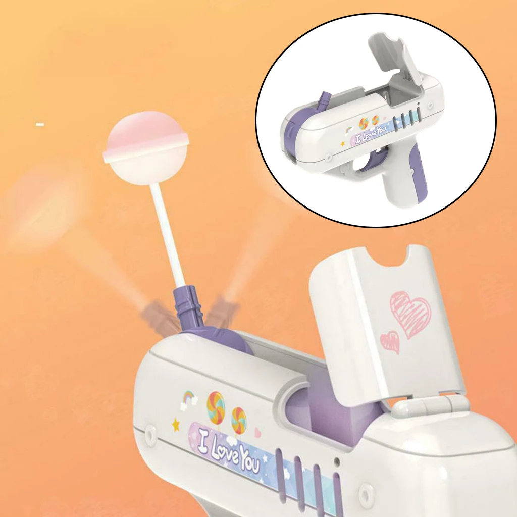 Details about   Lollipop Gun Children's Candy Gun Toy Surprise Creative Boy And Girl Gift Ran Y1 