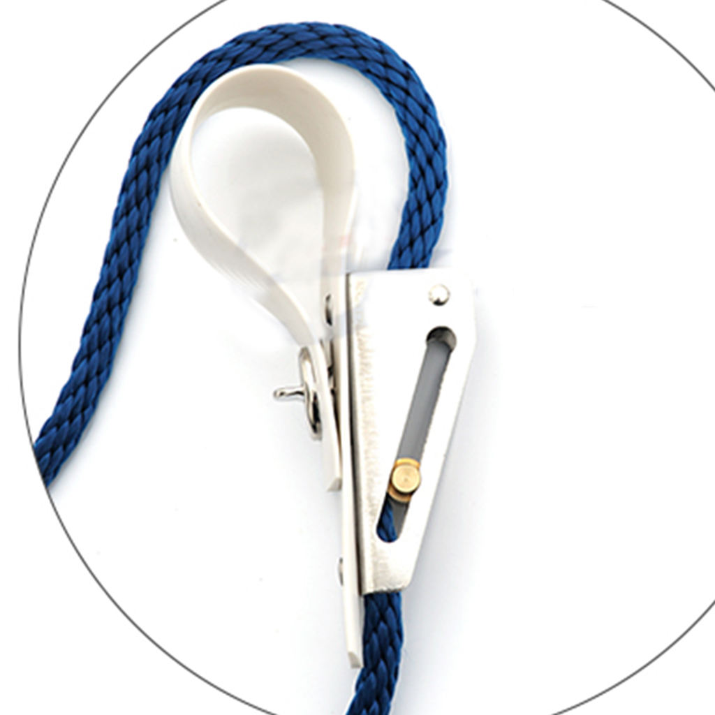 Boat Marine Adjustable White Fender Holder Strap Adjusts 6.3 Inch Length