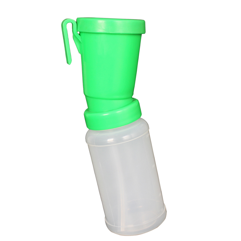 300 ml  Plastic Teat Dip Cup for Cow Goat Sheep Nipple Cleaning Disinfection