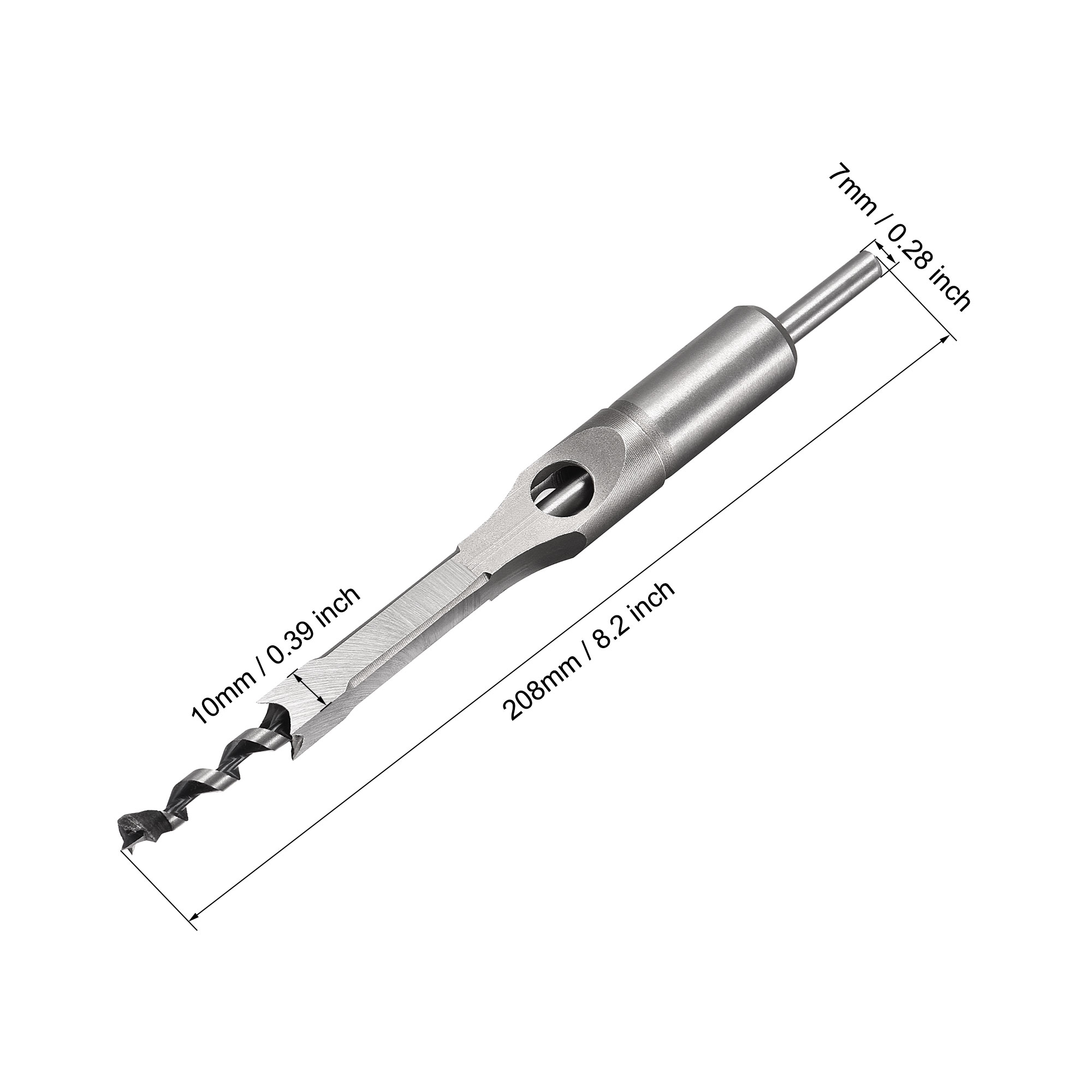 x 208mm mortising cinzel bit auger cortador ferramenta para carpintaria