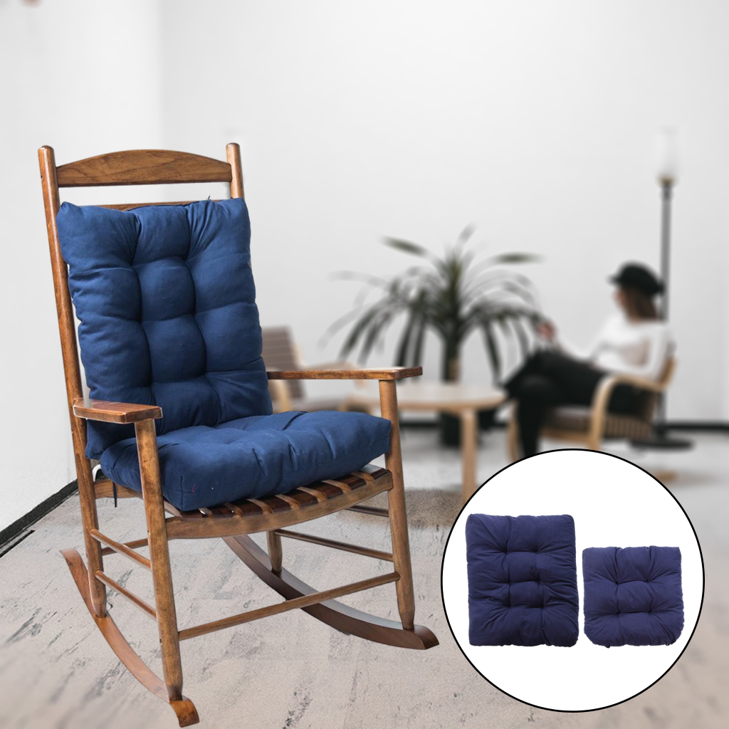 Solid Color Cushion Soft Comfortable Rocking Chair Seat Cushions Reclining Chair Cushion Seat and Back Cushions