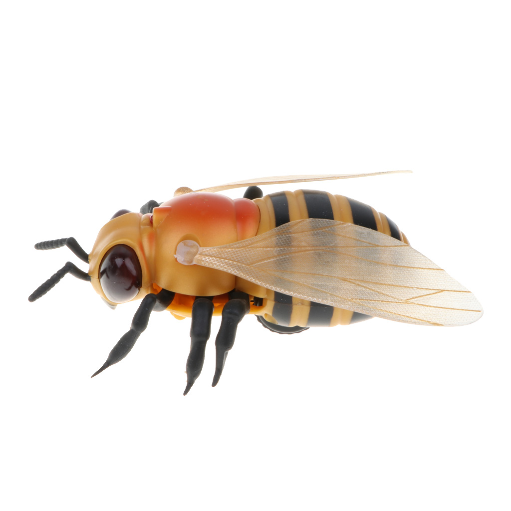 Infrared Remote Control Bee - RC Animal Fake Insect for Joke Scary Trick Toy