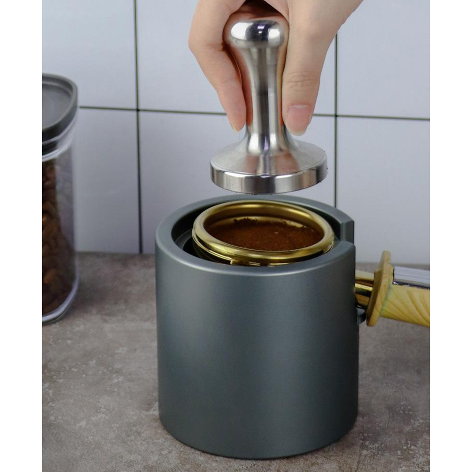 1pc Tamper Station Coffee Tamper Holder Anti-Rust Tamper Stand Barista Tool