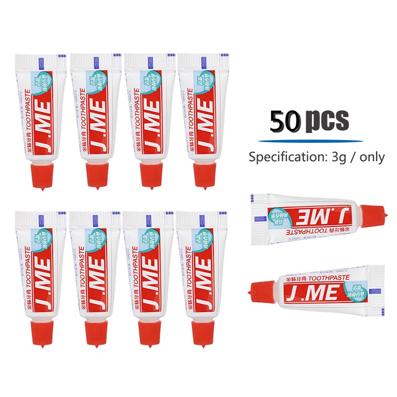 Best of 50pcs / lot Disposable 3g Toothpaste Supplies Hotel Convenient Camping Travel Wash Gargle Tool Cleaning Hygiene Oral Care Reviews & Tips