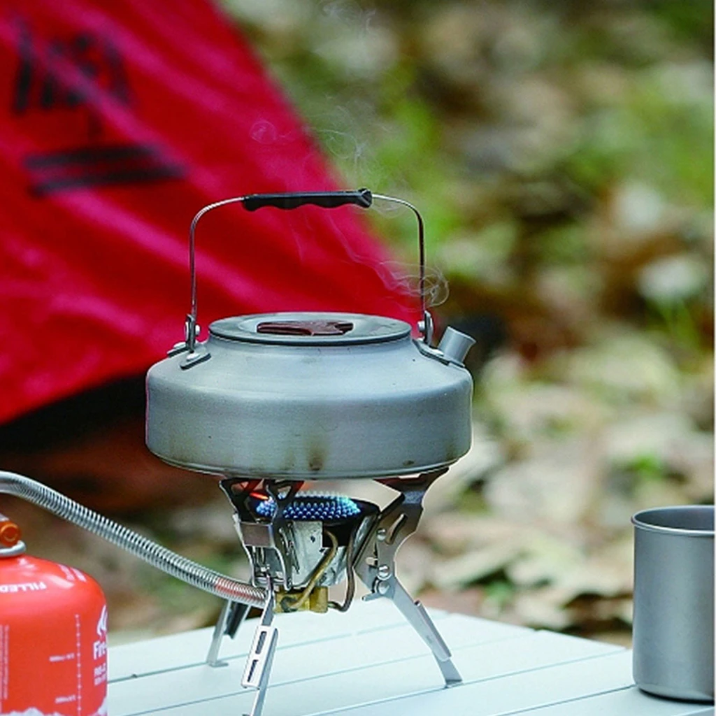 1.6L Ultra-light Portable Camping Water Tea Kettle Coffee Pot Teapot Aluminum Alloy for Hiking Picnic