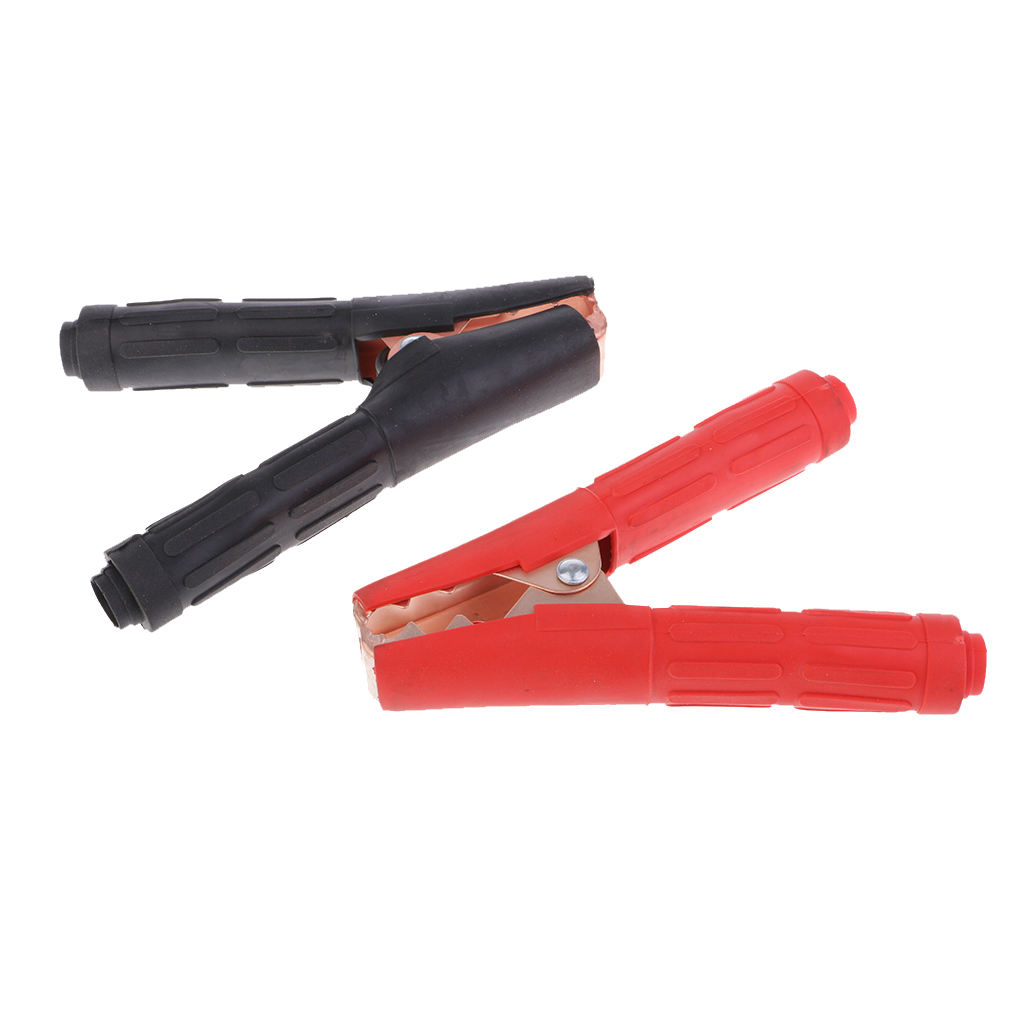 2 Pieces Car Vehicle Battery Test Alligator Crocodile Clip Clamp 1000A