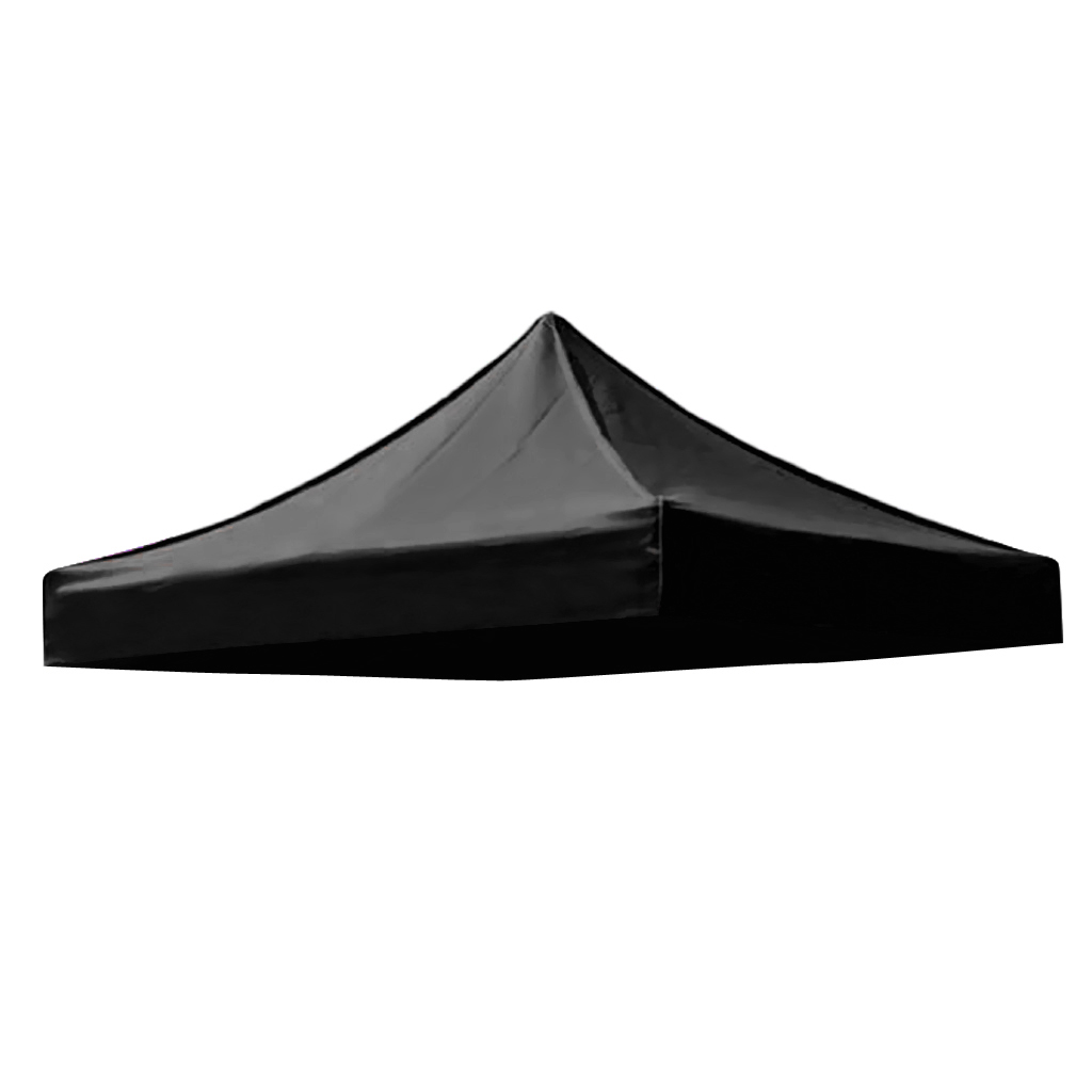 Black  Up Tent Canopy Top Replacement for Garden Courtyard Beach Camping Wedding Outdoor Party