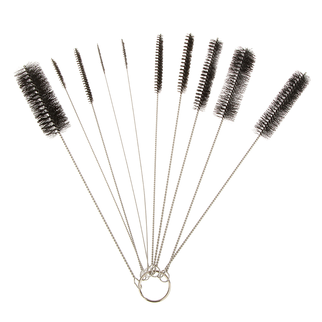 Multifunction 10pcs Cleaner Spray Nozzle Tattoo Cleaning Brush