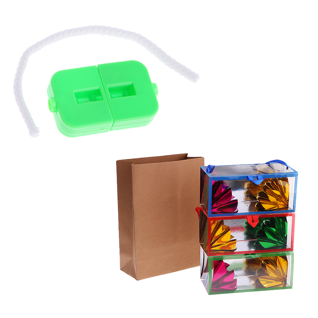Magic Tricks Fun Broken Rope &&Appearing Flower Box Magician Supplies