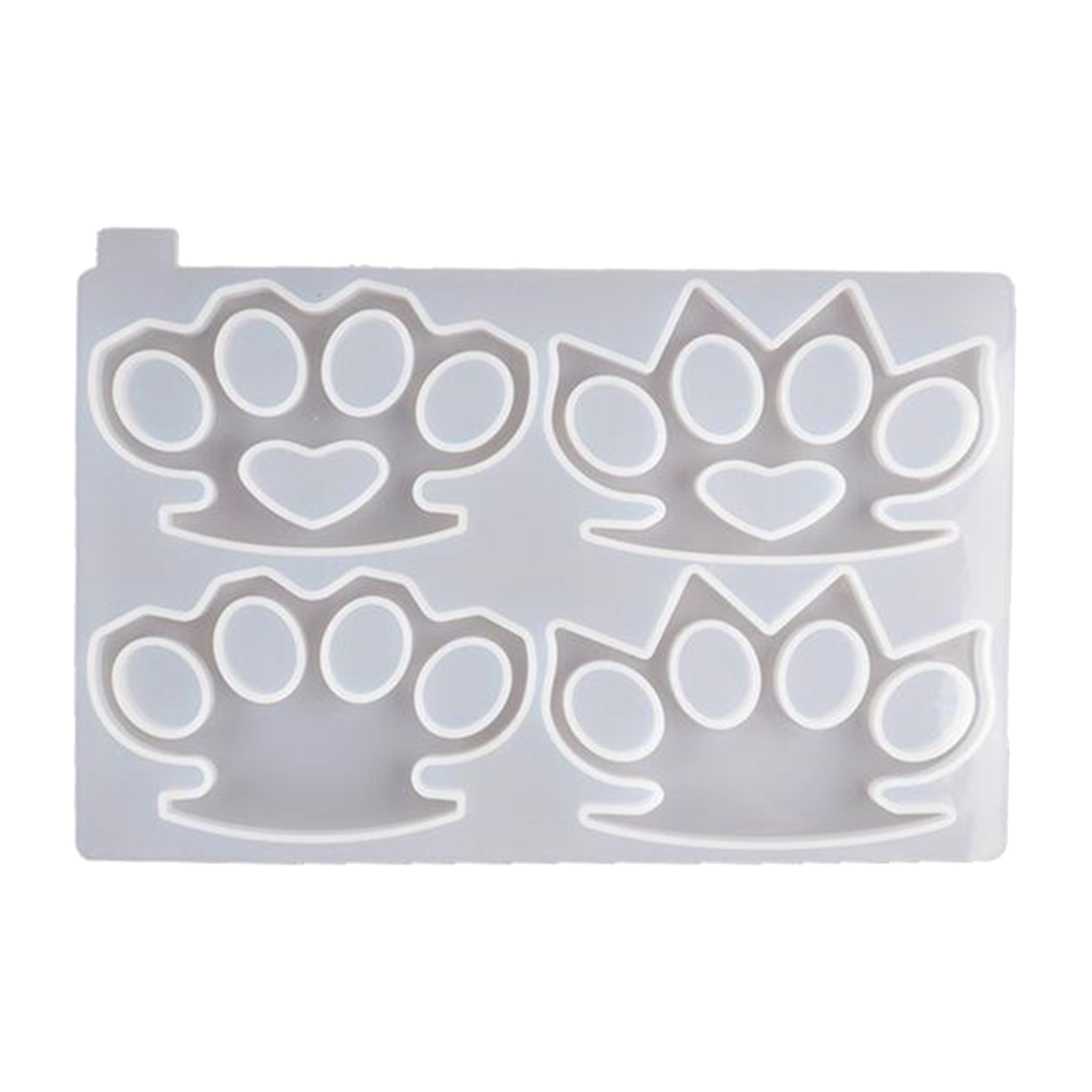 Silicone Mold Keychain Resin Casting Moulds for DIY Jewelry Making Tool Crafts