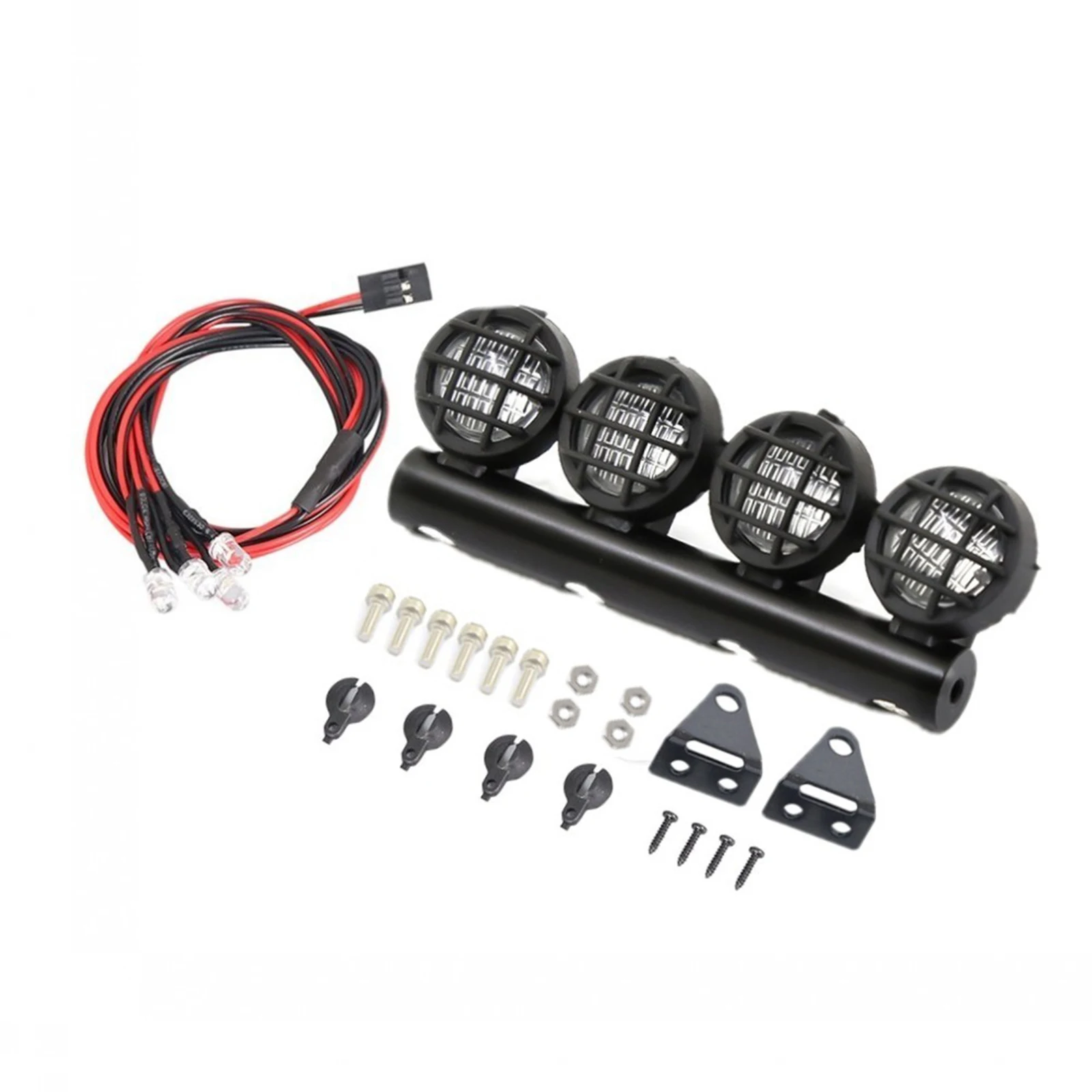 RC Crawler Car Light Bar Bright LED Lights Kit for Axial SCX24 AXI00002 AXI00001 AXI90081 1/24 Scale RC Trucks