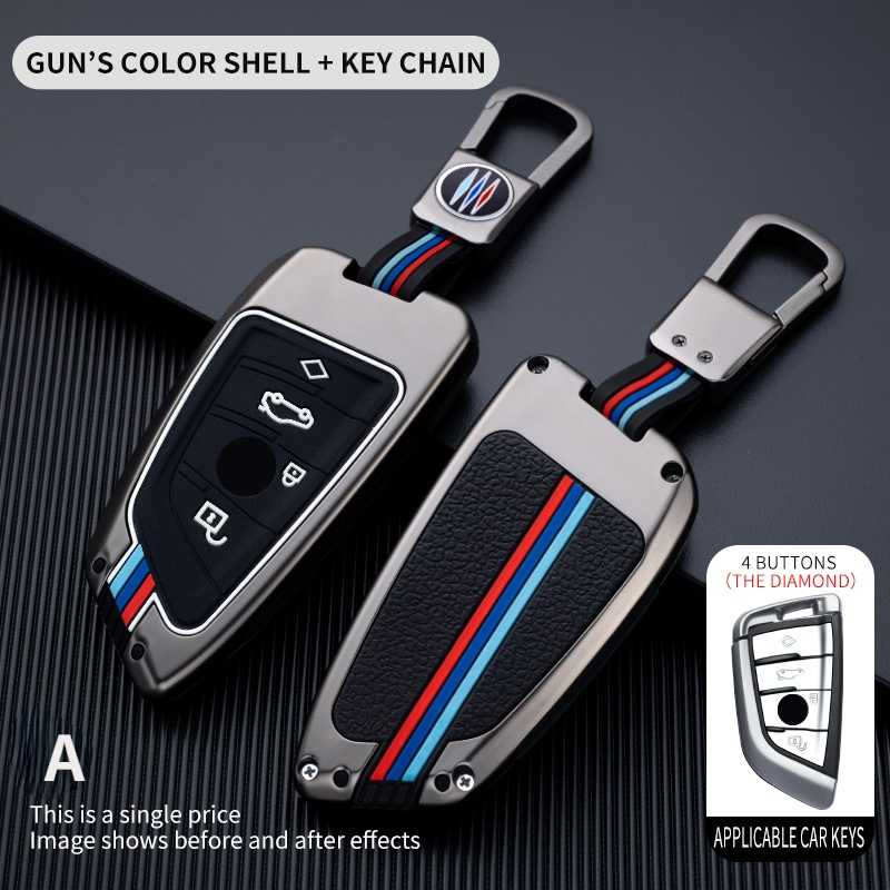 Nuova copertura della cassa chiave dell'automobile in lega colorata per Bmw F20 G20 G30 X1 X3 X4 X5 G05 X6 accessori supporto per auto-Styling protezione Shell 24 Nuova copertura della cassa chiave dell'automobile in lega colorata per Bmw F20 G20 G30 X1 X3 X4 X5 G05 X6 accessori supporto per auto-Styling protezione Shell - H20ca047802004f3eb5d21bda5dc2535fV