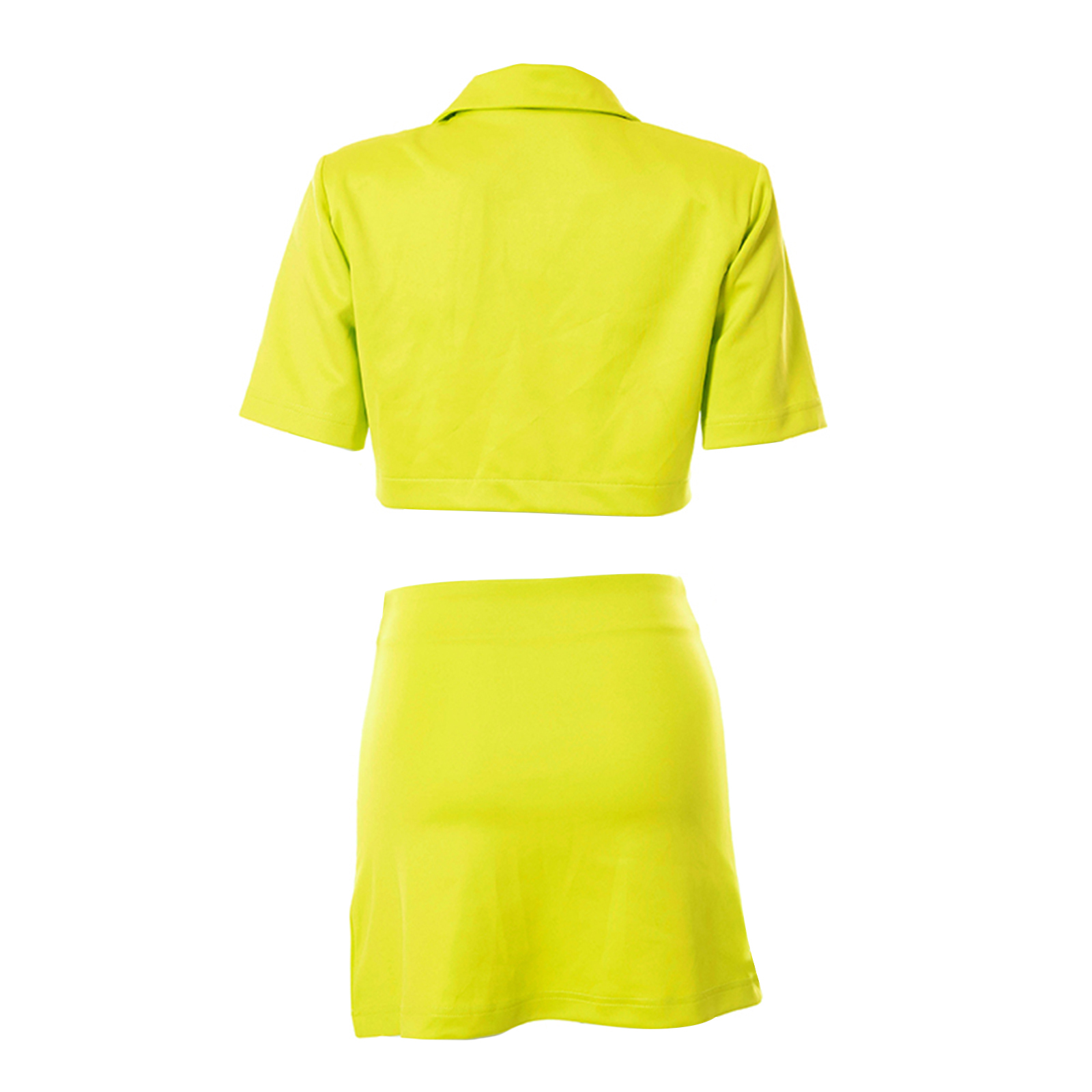 Waliicorners Fashion Short Sleeve Crop Top Cardigan+Mini Skirt Streetwear Elegant 2 Piece Set Outfit Casual Suit 8 H20d16d45f6ba449683ae99ed284e99eaX