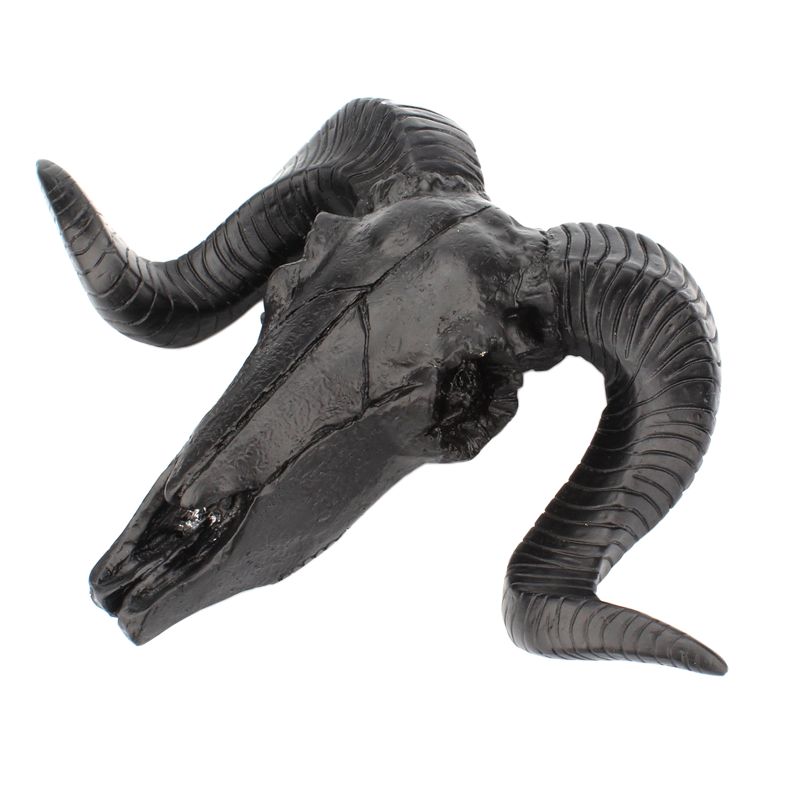 Sheep Skull Head Wall Mount Statue Wildlife Animal Head Living Room Home Artwork Background Wall Decorations
