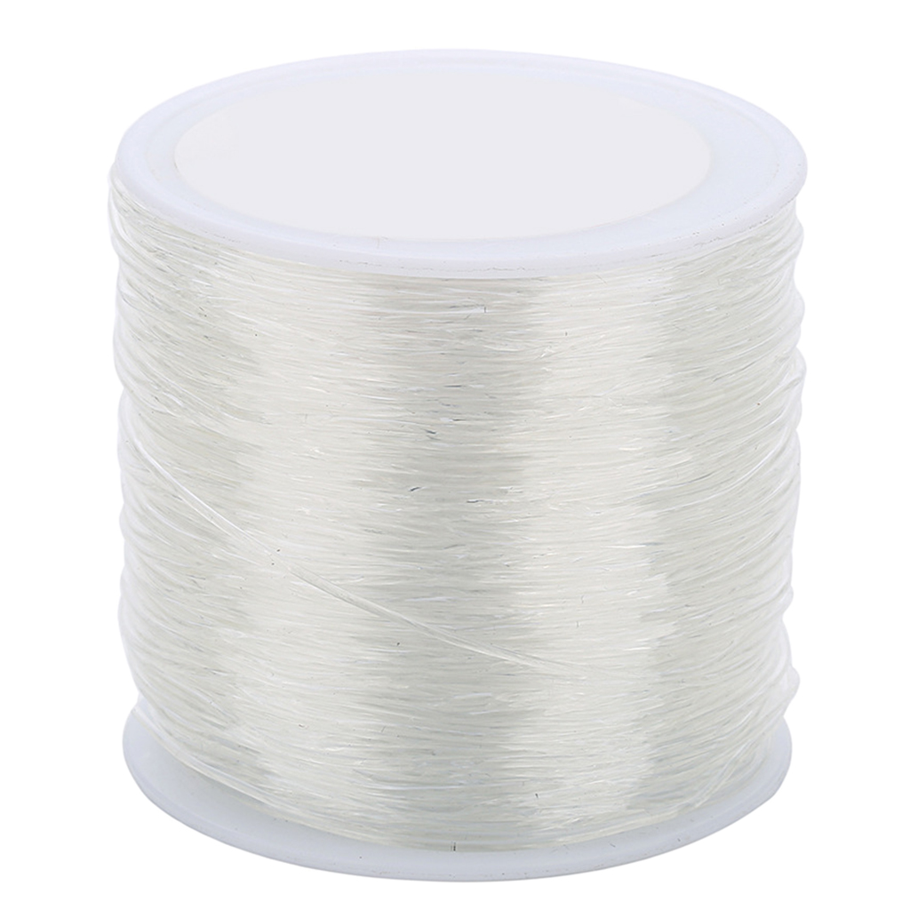 1 Roll of Elastic Jewelry Thread, Rubber Thread, Transparent Thread for Pearl Jewelry