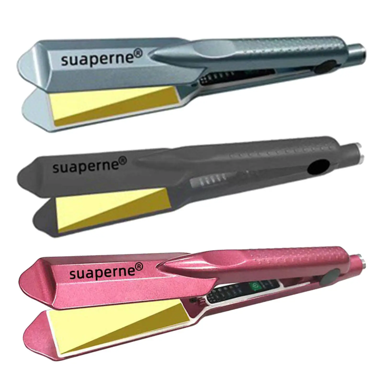 2 in 1 Hair Straightener Curler Twist Straightening Curling Iron, Plug US  Thin Anti scalding Waterproof|Curling Irons| - AliExpress
