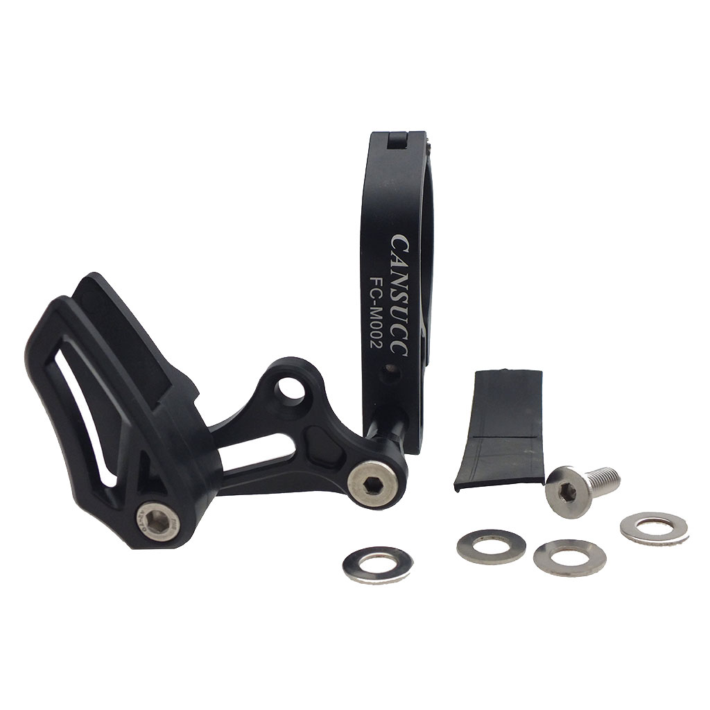Bike Chain Guide, Mini Clamp On (31.8-35mm) - Superlight Aluminium Alloy