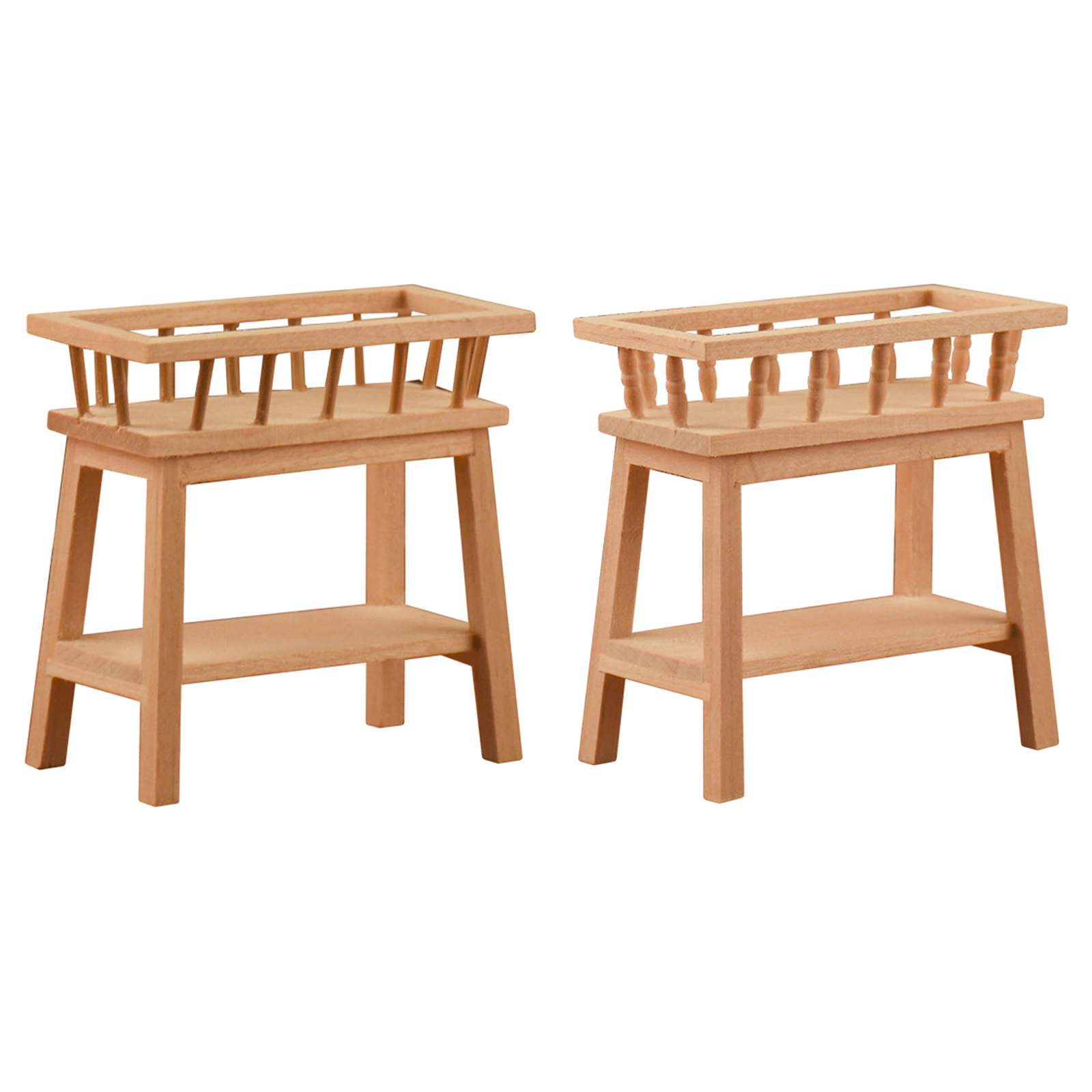 1/12 Dollhouse Furniture Flower Stand Handmade Garden Bedroom Decoration Pretend Play Accessories Kids Toys Age 3-8