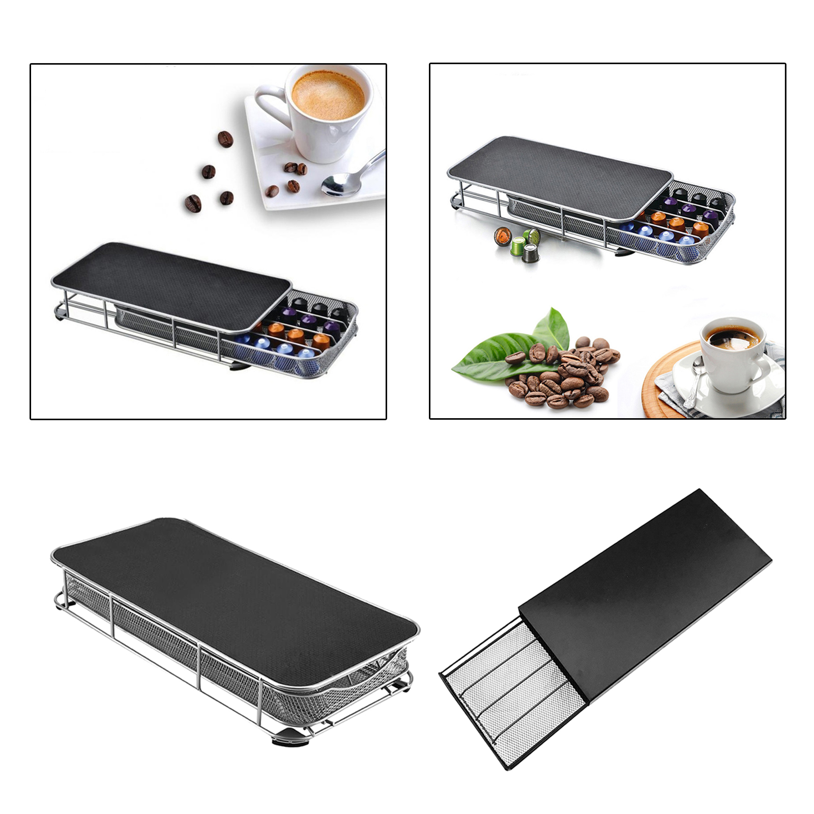 Coffee Holder Drawer Type Storage Rack Coffee Capsule Holder Cafe Shop Display Rack
