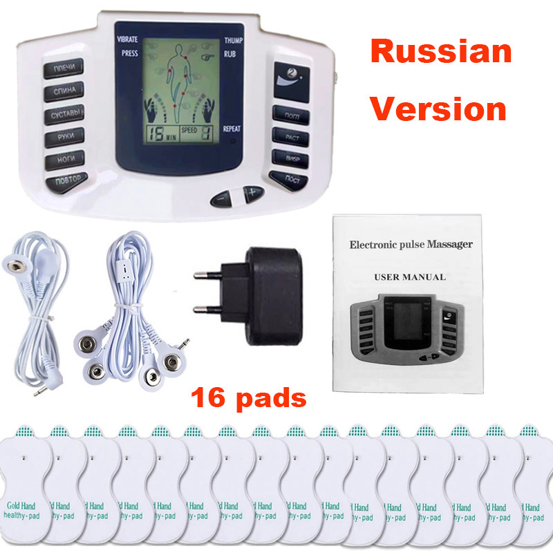 Best of Russian Version Electronic Body Slimming Pulse Massage For Muscle Relax Pain Relief Stimulator Tens Acupuncture Therapy Mach Reviews & Tips