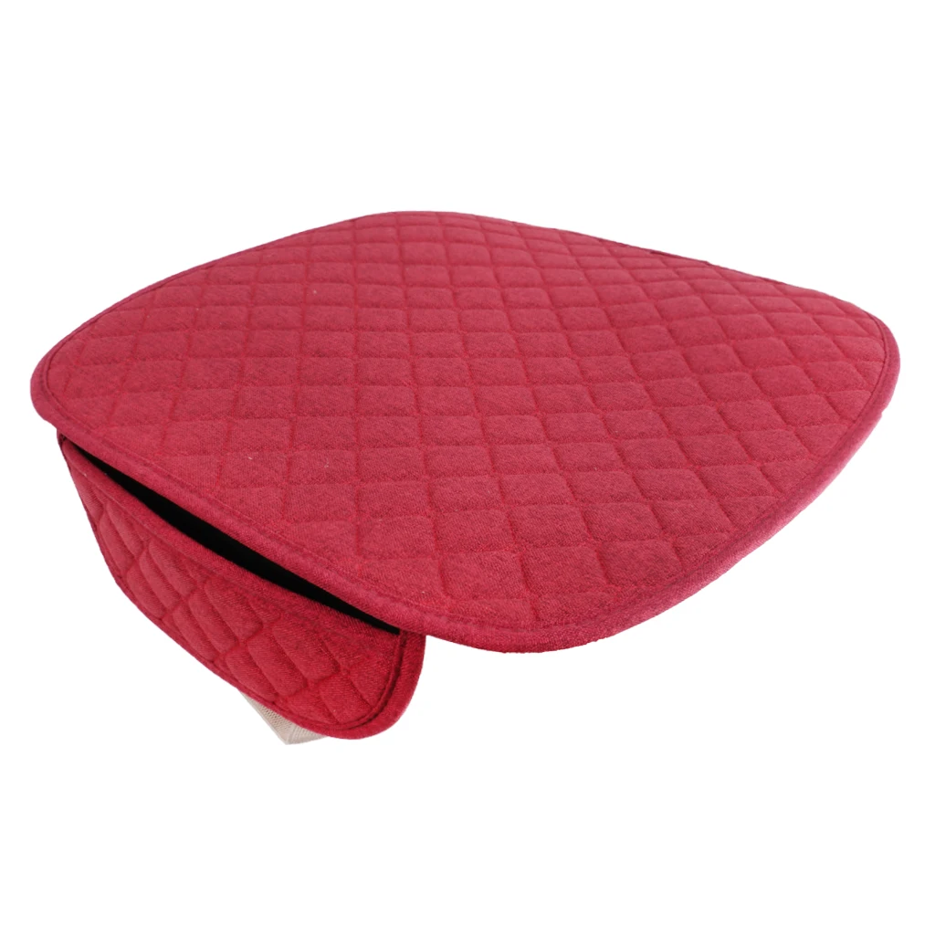 Flax Breathable Car Interior Seat Cover Cushion Pad Mat for Auto Office