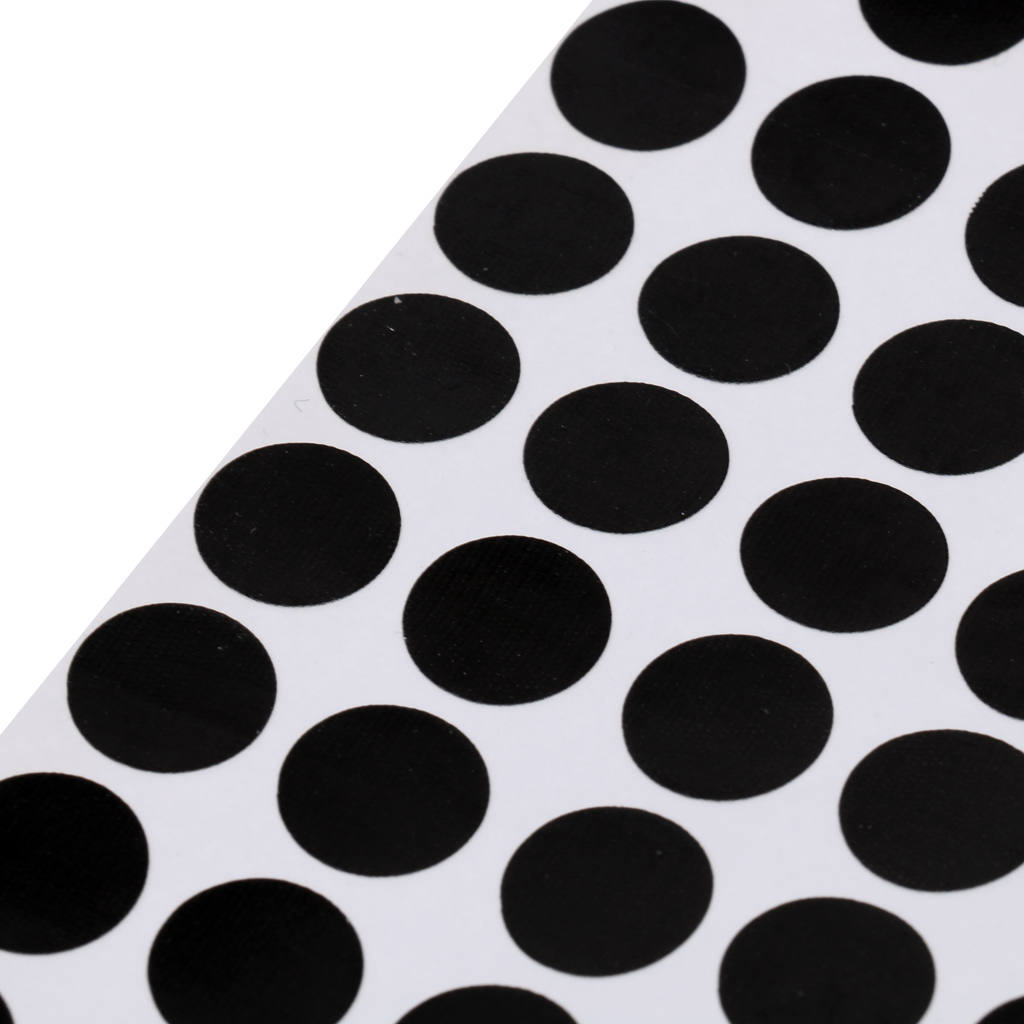 Set of 96/30Pcs 1.2/3CM Black Round Pool Table Spot Marking Stickers - Self Adhesive Indoor Game Snooker Stickers Accessory