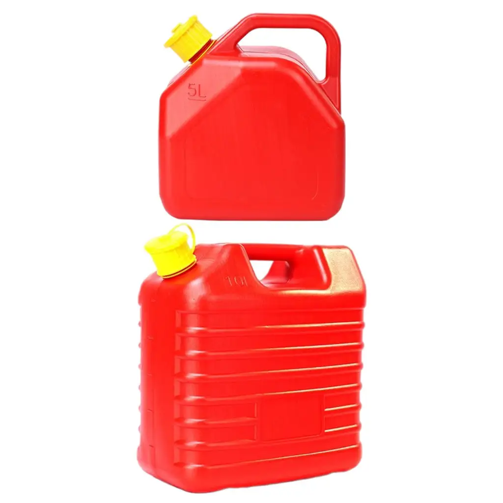Fuel Container HDPE Anti-Static Petrol Tanks Fits for Motorcycle ATV Carry Other Liquids Oil Petrol Storage Extended Nozzle
