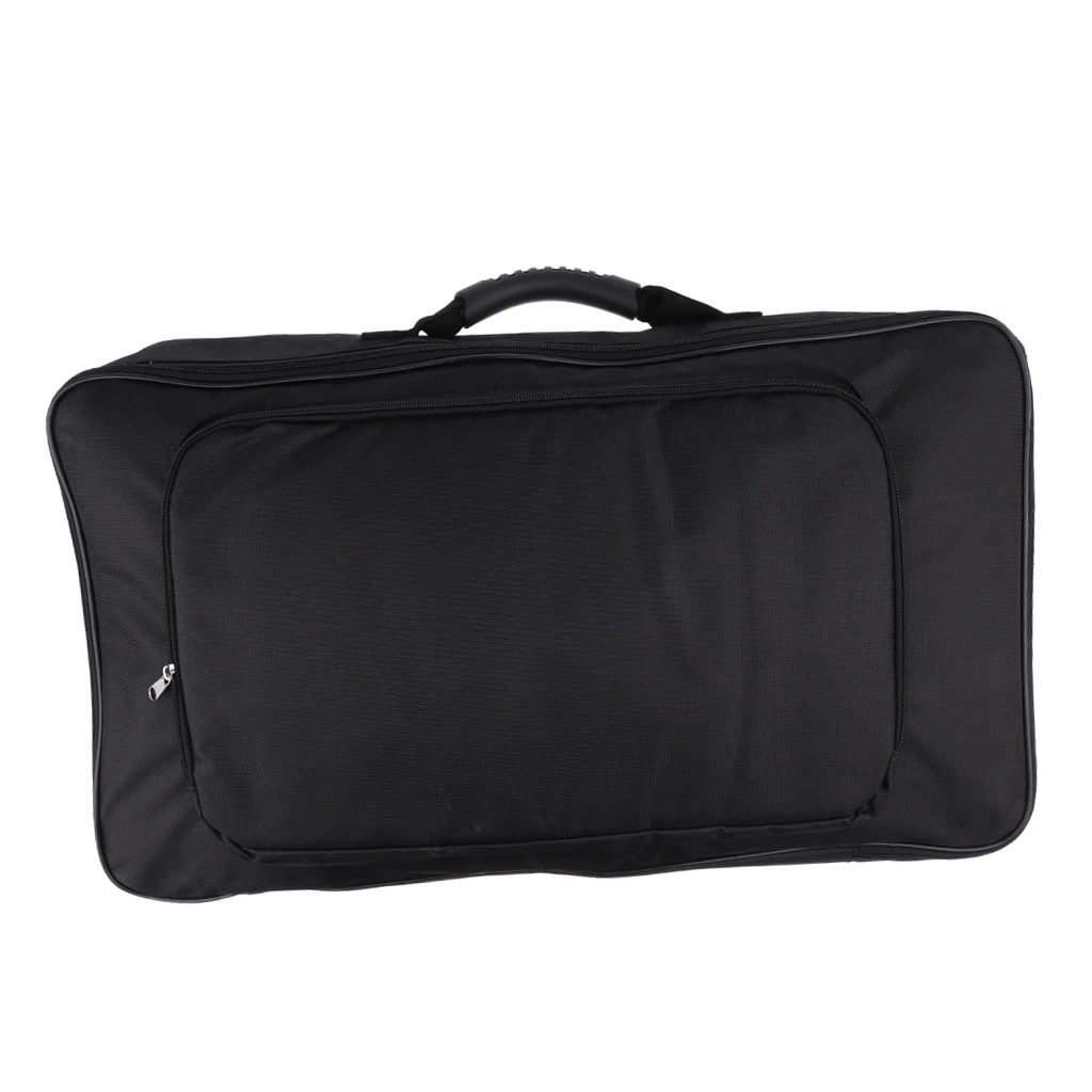 Portable Large Effect Pedal Board Storage Bag Soft Case Box Black