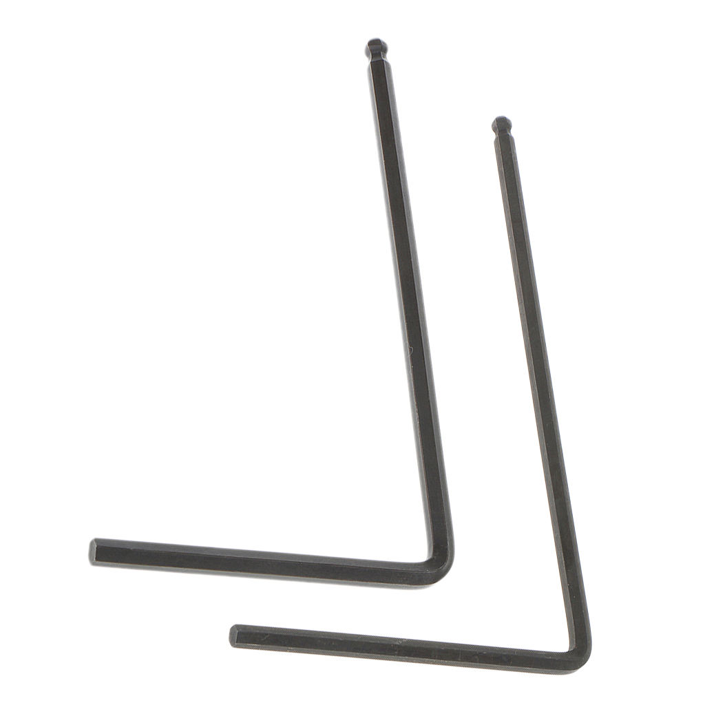 2 Pieces 12.4x7.4cm  L-shape  Rod Allen Wrench Guitar Adjustment Tool for  Guitar