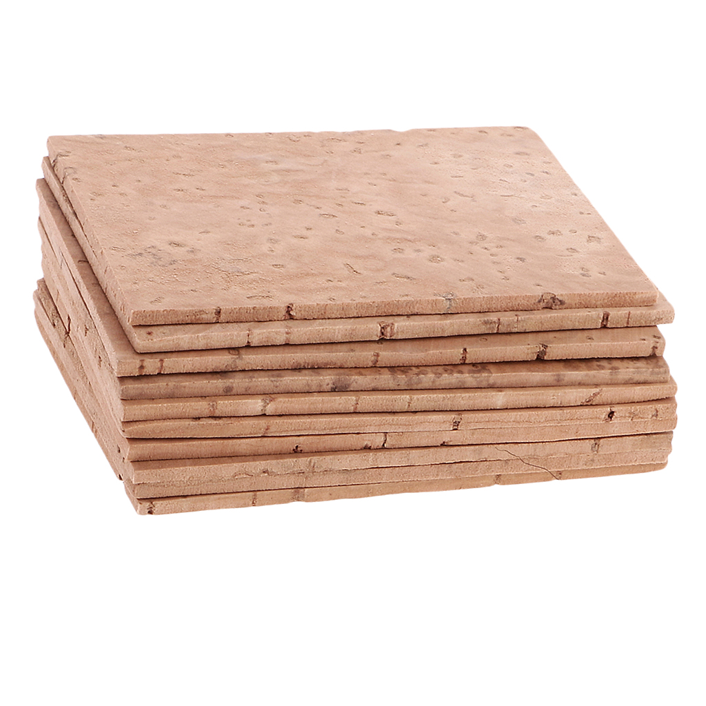 Set of 10 Pieces Saxophone Neck Cork Sheet for Soprano/Tenor/Alto Sax Part