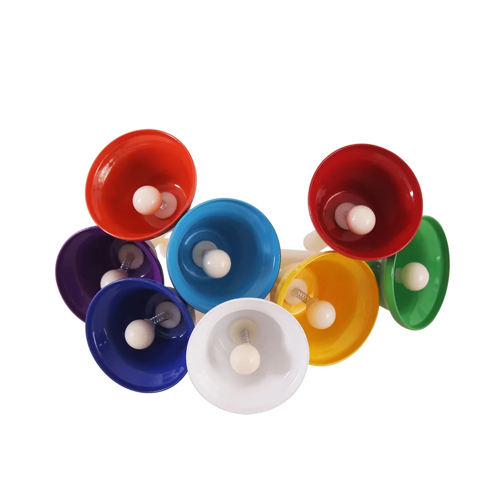 8 Tones Chromatic Diatonic Bells Enlighten Musical Toy Percussion Instrument Set