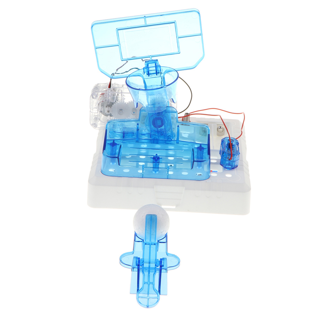 Plastic Electronic Circuits Building Kits Shooting Basketball Set Kids Toy
