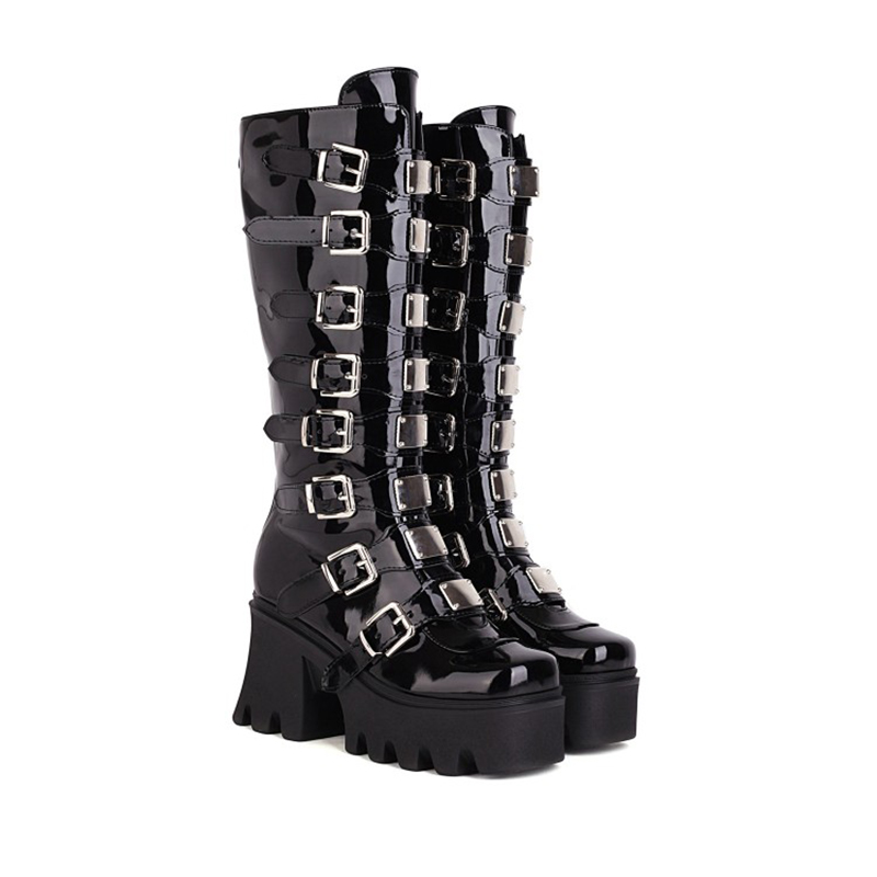 huge goth boots