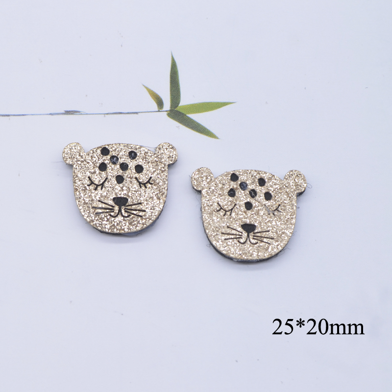 10 Stücke Cartoon Tier Fuchs Katze Leopard Hirsch Applikation für DIY Kleidung Hut Schuhe Dekor Patches Kopfbedeckung Haarspangen Bogen Zubehör – Detail 5