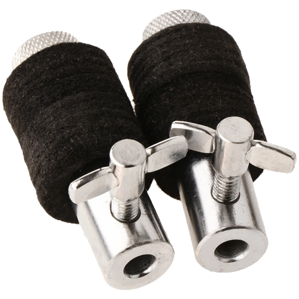 2 Pieces Metal Clutch for Hi Hat Cymbal Stand Jazz Drum Set Kit Percussion Accessory 8 x 3 x 2cm