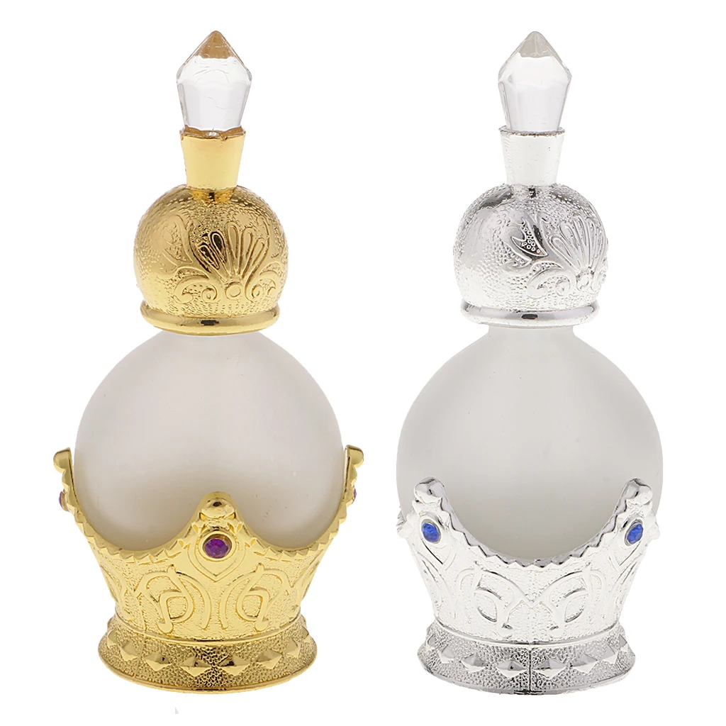 15ml Antique Vintage Empty Glass Perfume Spray Bottle Atomizer Elegant for Lady Women Gift Refillable Perfume Bottle Woman