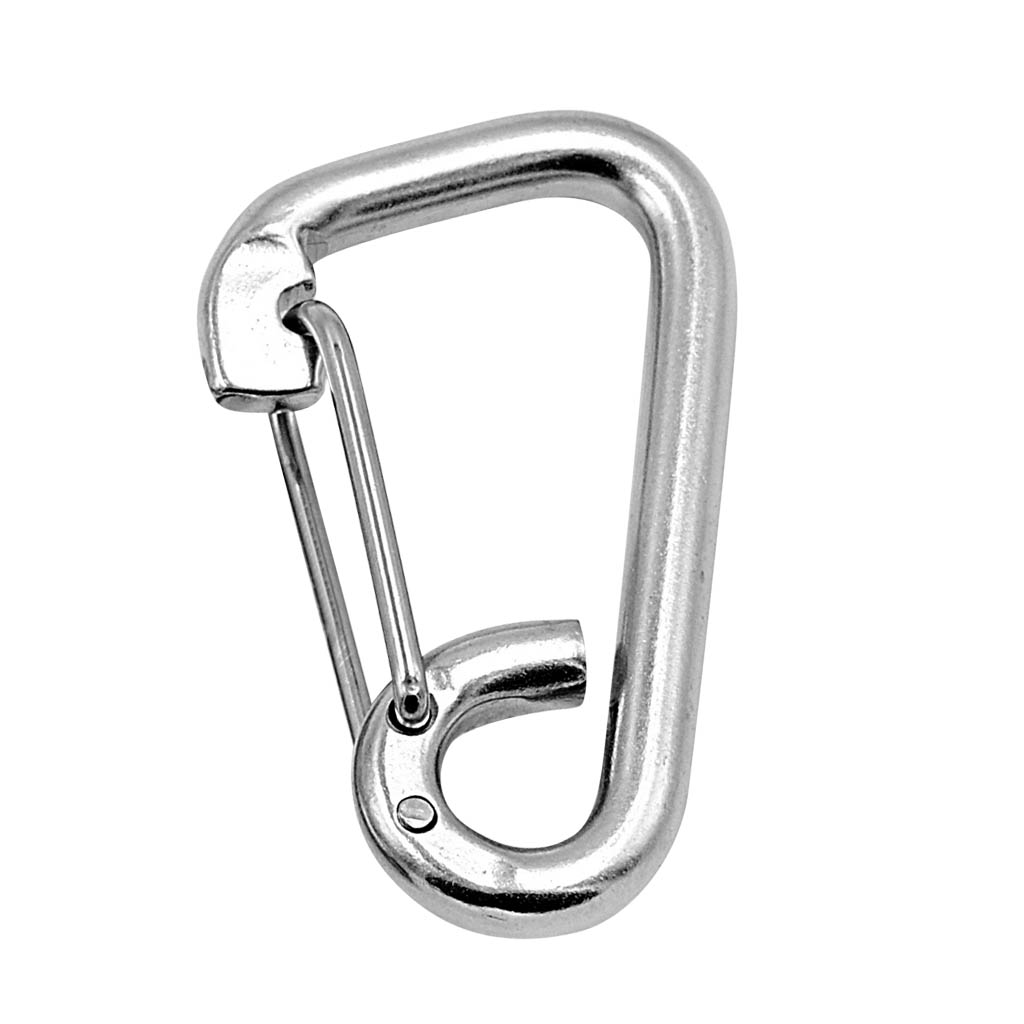 304 Stainless Steel Carabiner Clip for Connecting Items to A Belt/ Dog Leash Camping Fishing Traveling Hiking
