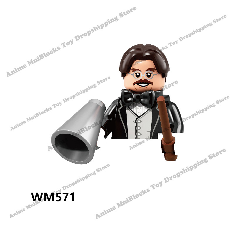 WM6040 WM6041 WM6059 Movies plastic Harried mini bricks action figure building blocks Assembly Toys for children birthday gifts