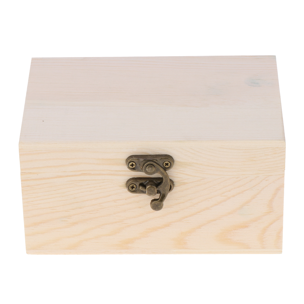 Bracelet Necklace Earrings Watches Box Jewelry Organizer with Hinged Lid