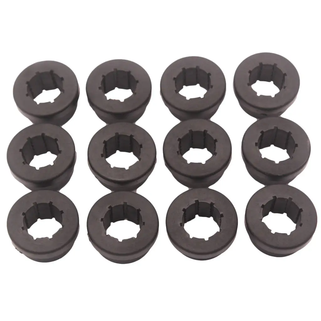 12x Black Bushings For Skunk2 EG EK DC Lower Control Arm & Rear Camber Kit