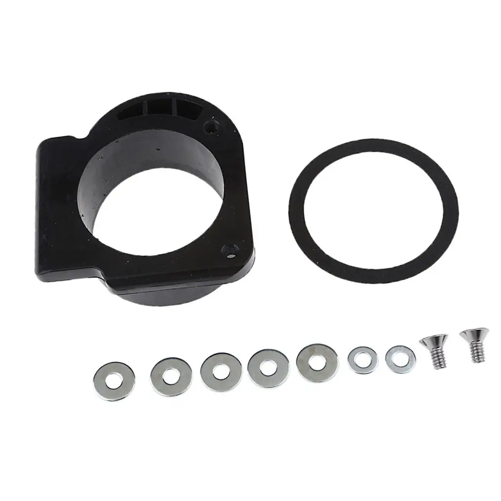 Black Motorcycle Air Filter Intake Adapter for Yamaha Warrior