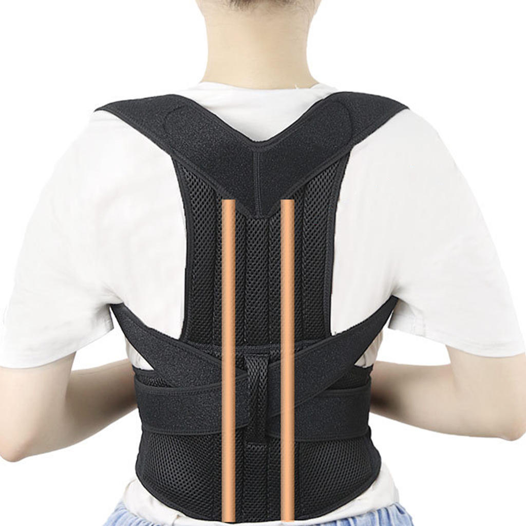 Adjustable Posture Corrector Breathable Back Support Belt Posture Support Belt Back Straightener for Neck Shoulder Clavicle