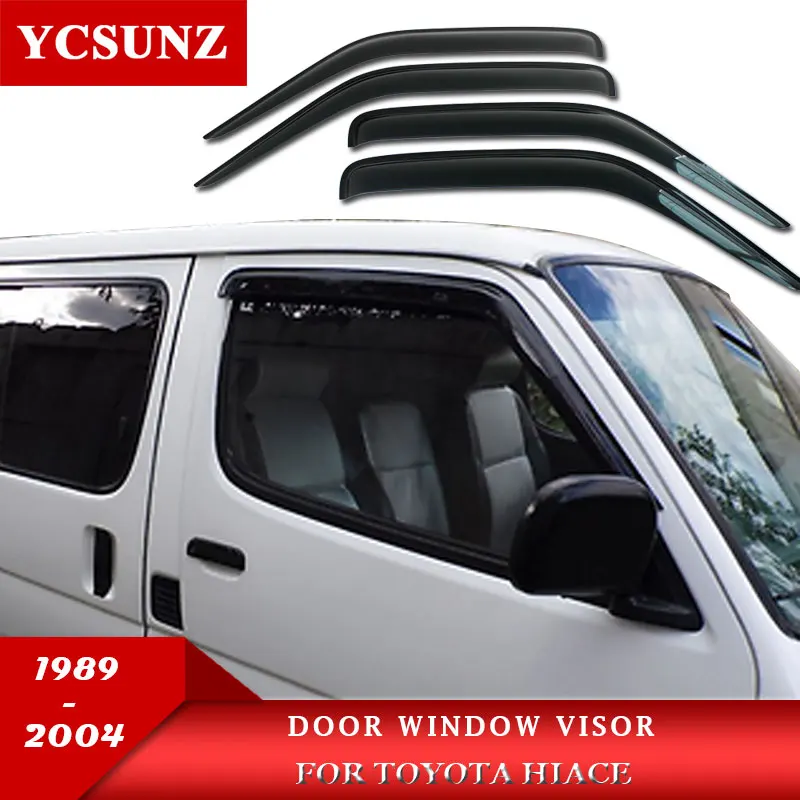 2X FRONT DOOR WIND SHIELD AIR GUARD FOR TOYOTA HIACE LH112 1992-2004 