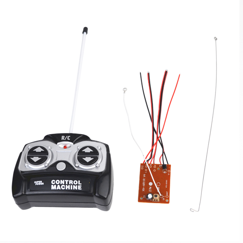 27MHZ Remote Control Circuit Board and Transmitter Accessories DIY Car Vehicle