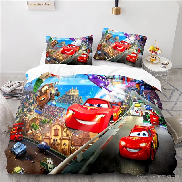 Disney Red Rains Mcqueen Car Parure De Lit Pour Enfants, Décor De