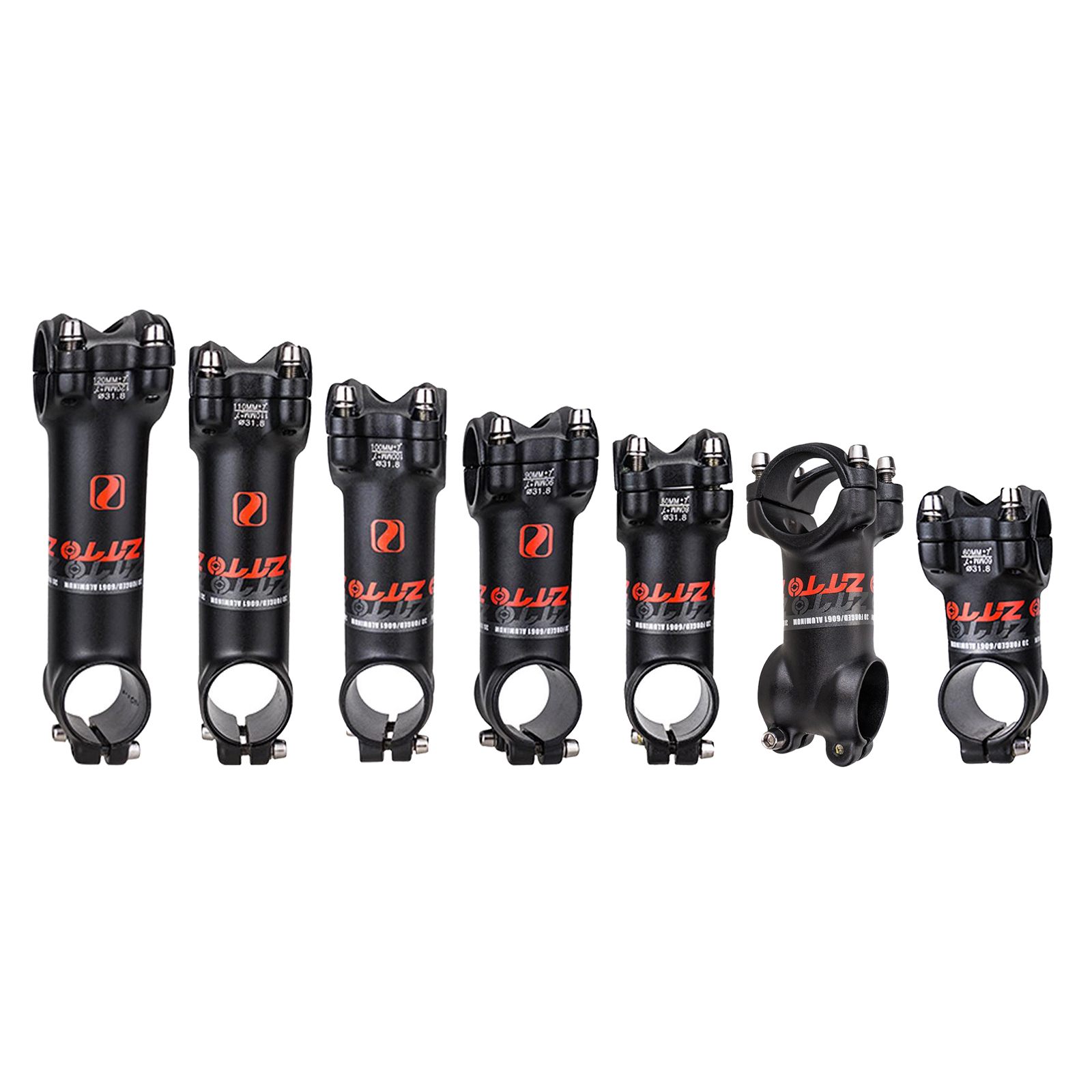 Bicycle Stem Mountain Road Bike Stem Ultralight Stem 31.8mm Handlebar Stem 7 Degree 60 70 80 90 100 110 120mm Bike Stem
