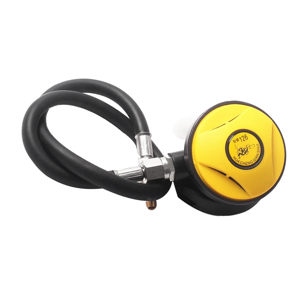 Explorer Breath Scuba Diving 2nd Stage Regulator Octopus Hookah, Hookah Dive Regulator - Yellow